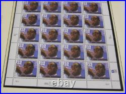 All 17 U. S. Commemorative Postage Stamp Panes for1995. Two panes excluded