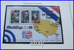 All 18 U. S. Commemorative Small Stamp Panes for 1994. One pane excluded