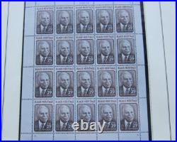 All 18 U. S. Commemorative Small Stamp Panes for 1994. One pane excluded