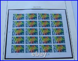 All 28 U. S. Commemorative Postage Stamp Panes for 2004