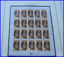 All 28 U. S. Commemorative Postage Stamp Panes for 2004