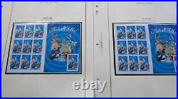 All 33 U. S. Commemorative Postage Stamp Panes for 2001. Two panes excluded