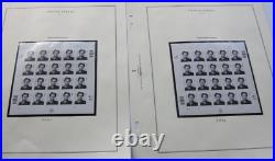 All 33 U. S. Commemorative Postage Stamp Panes for 2001. Two panes excluded