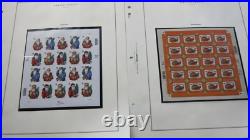 All 33 U. S. Commemorative Postage Stamp Panes for 2001. Two panes excluded