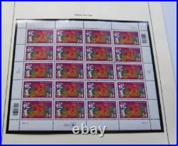 All 33 U. S. Commemorative Postage Stamp Panes for 2001. Two panes excluded