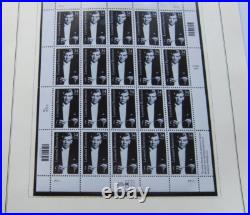 All 33 U. S. Commemorative Postage Stamp Panes for 2001. Two panes excluded