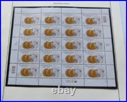 All 33 U. S. Commemorative Postage Stamp Panes for 2001. Two panes excluded