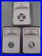 All 3 Mints BU GEM 1943 Steel Lincoln Penny Cents P-D-S NGC MS66. #2