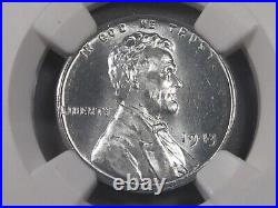 All 3 Mints BU GEM 1943 Steel Lincoln Penny Cents P-D-S NGC MS66. #2