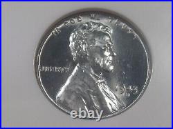 All 3 Mints BU GEM 1943 Steel Lincoln Penny Cents P-D-S NGC MS66. #2