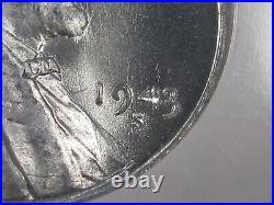 All 3 Mints BU GEM 1943 Steel Lincoln Penny Cents P-D-S NGC MS66. #2 All 3 Mints BU GEM 1943 Steel Lincoln Penny Cents P-D-S NGC MS66. #2