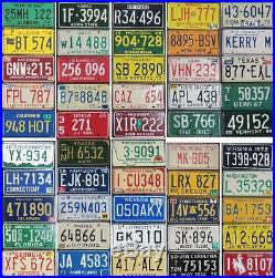 All 50 United States License Plates VINTAGE OLDER SET Premium Set