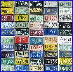 All 50 United States License Plates VINTAGE OLDER SET Premium Set