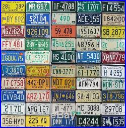 All 50 United States License Plates VINTAGE OLDER SET Premium Set