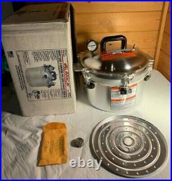 All American 915 15.5 Quart Heavy Cast Aluminum Pressure Cooker / Canner NEW