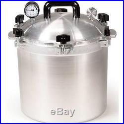 All American 921 21.5 Qt Heavy Cast Aluminum Pressure Cooker / Canner NEW