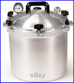 All American 921 21.5 Qt Heavy Cast Aluminum Pressure Cooker / Canner NEW