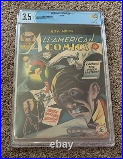 All-American Comics #44 CBCS 3.5 1942 DC Comics Green Lantern Golden Age