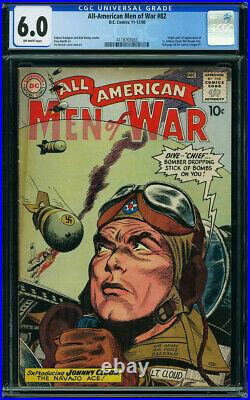 All-American Men of War #82 CGC 6.0 1960 1st Johnny Cloud Navajo Nazi P2 413 cm