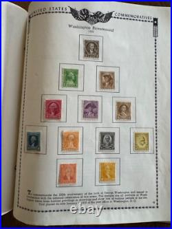 All American Stamp Album Unused Stamp Collection Plus Hundreds of Used Stamps All American Stamp Album Unused Stamp Collection Plus Hundreds of Used Stamps
