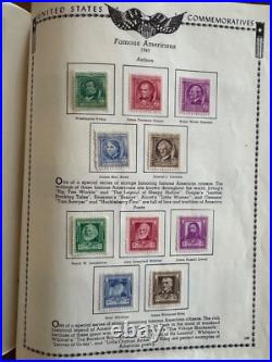 All American Stamp Album Unused Stamp Collection Plus Hundreds of Used Stamps All American Stamp Album Unused Stamp Collection Plus Hundreds of Used Stamps