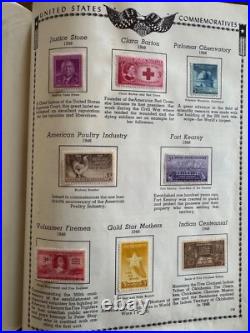 All American Stamp Album Unused Stamp Collection Plus Hundreds of Used Stamps All American Stamp Album Unused Stamp Collection Plus Hundreds of Used Stamps