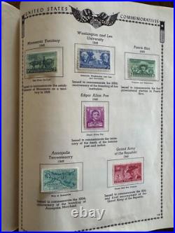All American Stamp Album Unused Stamp Collection Plus Hundreds of Used Stamps All American Stamp Album Unused Stamp Collection Plus Hundreds of Used Stamps