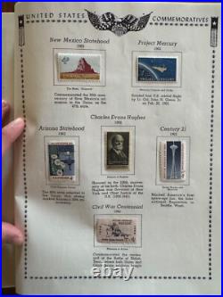 All American Stamp Album Unused Stamp Collection Plus Hundreds of Used Stamps All American Stamp Album Unused Stamp Collection Plus Hundreds of Used Stamps