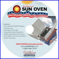 All American SunOven Solar Cooker Turkey Holiday Package Sun Oven