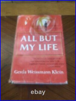 All But My Life. By Klein, Gerda Weissmann. HB. First Edition. SIGNED