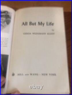 All But My Life. By Klein, Gerda Weissmann. HB. First Edition. SIGNED