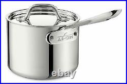 All-Clad 4202 Tri-Ply Stainless-Steel 2-qt Sauce Pan with lid
