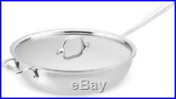 All-Clad 4-Qt Tri-Ply Stainless-Steel Weeknight Pan With Lid