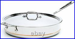 All-Clad 6403 SS 3-Qt Copper Core 5-Ply Saute Pan with Lid