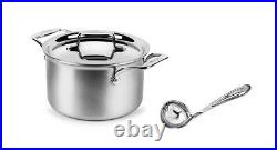 All-Clad BD55504 D5 Brushed 5-Ply 4-qt Ultimate Soup Pot with ladle