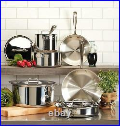 All-Clad D3 Stainless Steel 10-Pc Set, 401488 Brand New SEALED