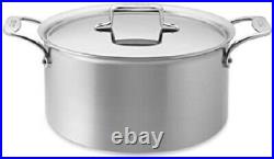All-Clad D55508 D5 Polished 5-Ply 8-qt Stock Pot with Lid