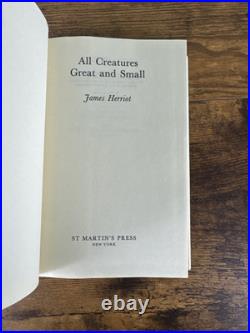 All Creatures Great And Small By James Herriot 1st Ed Hc/dj Vg $12.95