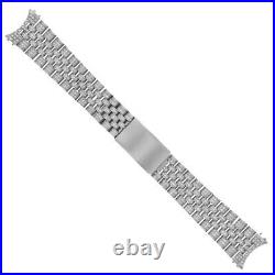 All Diamond Stainless Steel Jubilee Watch Band For Rolex 36mm Datejust 4.65ct