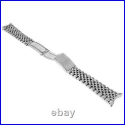 All Diamond Stainless Steel Jubilee Watch Band For Rolex 36mm Datejust 4.65ct