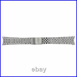 All Diamond Stainless Steel Jubilee Watch Band For Rolex 36mm Datejust 4.65ct