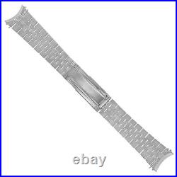 All Diamond Stainless Steel Jubilee Watch Band For Rolex 36mm Datejust 4.65ct