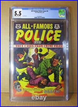 All-Famous Police Cases 9 CGC 5.5 RUNNER-UP! L. B. Cole 1953 Star Camera of Death