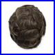 All French Lace Mens Toupee Human Hair Piece Hair Replacement System Gray Brown
