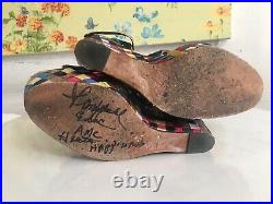 All My Children Soap Opera EDNA SIGNED Shoes 7.5 COA 1970-80's Sandy Gabriel