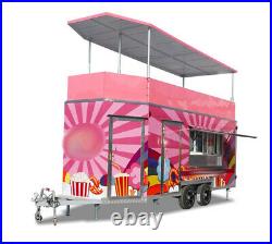 All New Kitchen Equipment Custom Built Food Truck Concession Trailer