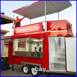 All New Kitchen Equipment Custom Built Food Truck Concession Trailer