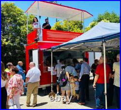 All New Kitchen Equipment Custom Built Food Truck Concession Trailer