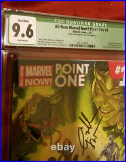 All-New Marvel Now! Point One #1 CGC 9.6 Green Label Signed 1st Kamala Khan