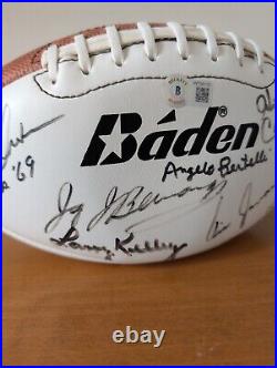 All Ohio State Heisman Winners Auto Signed Football Horvath Janowicz Cassady Coa